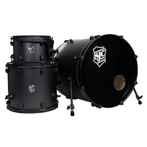 SJC PFK322FB-GGW Pathfinder 3-Piece Drum Shell Pack-Galaxy Grey Black-Music World Academy