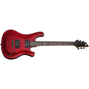 Schecter 006 SGR Series Electric Guitar with Gig Bag-Metallic Red-Music World Academy