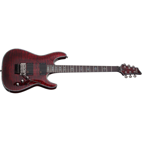 Schecter 1794-SHC Hellraiser C-1 FR Electric Guitar-Black Cherry-Music World Academy