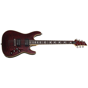 Schecter 2004-SHC Omen Extreme-6 Electric Guitar-Black Cherry-Music World Academy