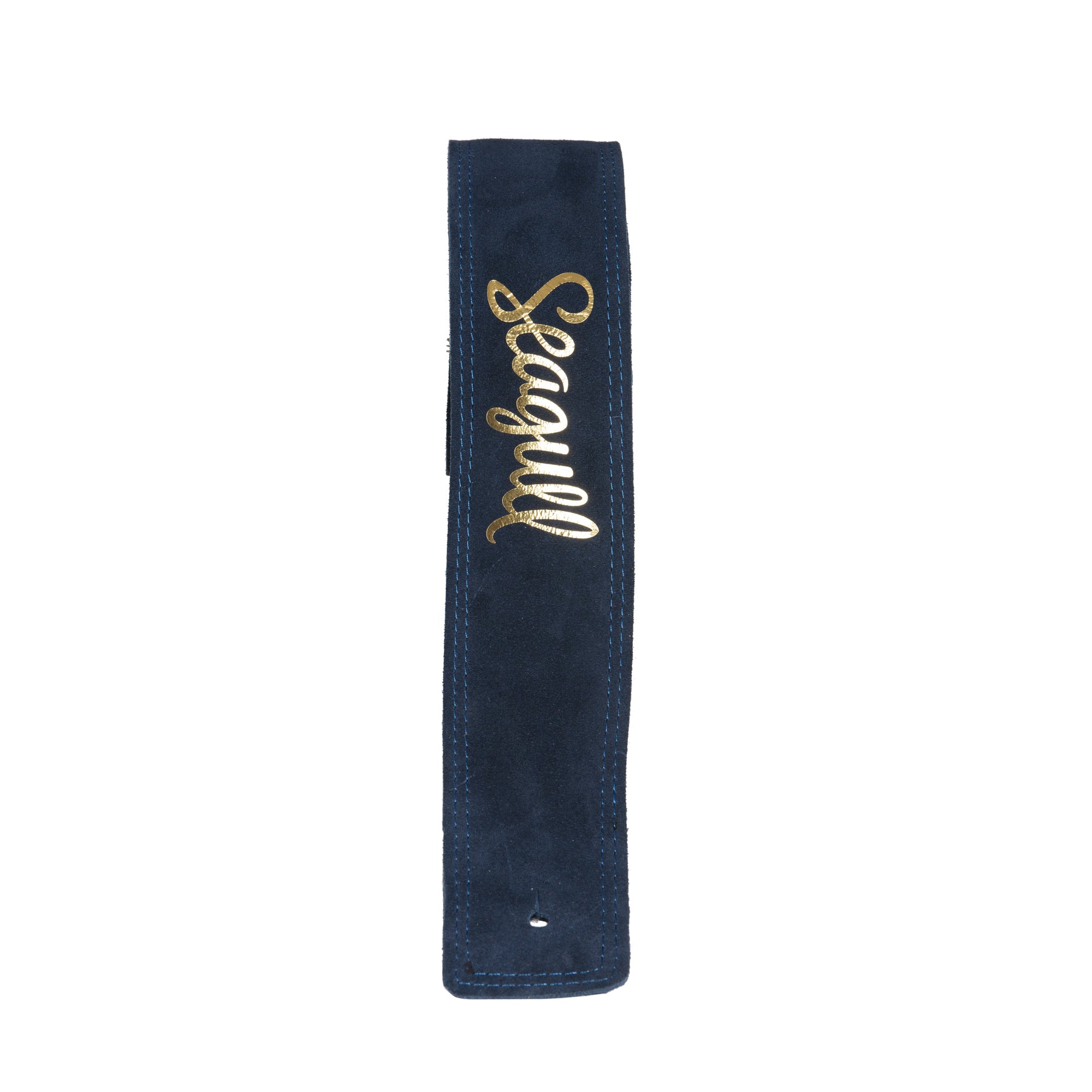 Seagull 048670 Dakota Suede Guitar Strap-Indigo-Music World Academy