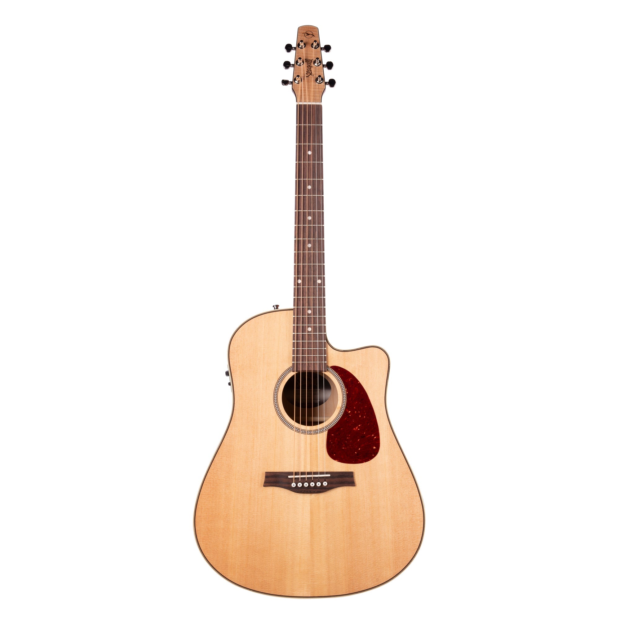 Seagull Performer CW High Gloss Acoustic/Electric Guitar with Presys II Pickup and Gig Bag-Natural-Music World Academy