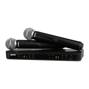 Shure BLX288/SM58-H9 Dual Diversity Wireless Combo System-Music World Academy