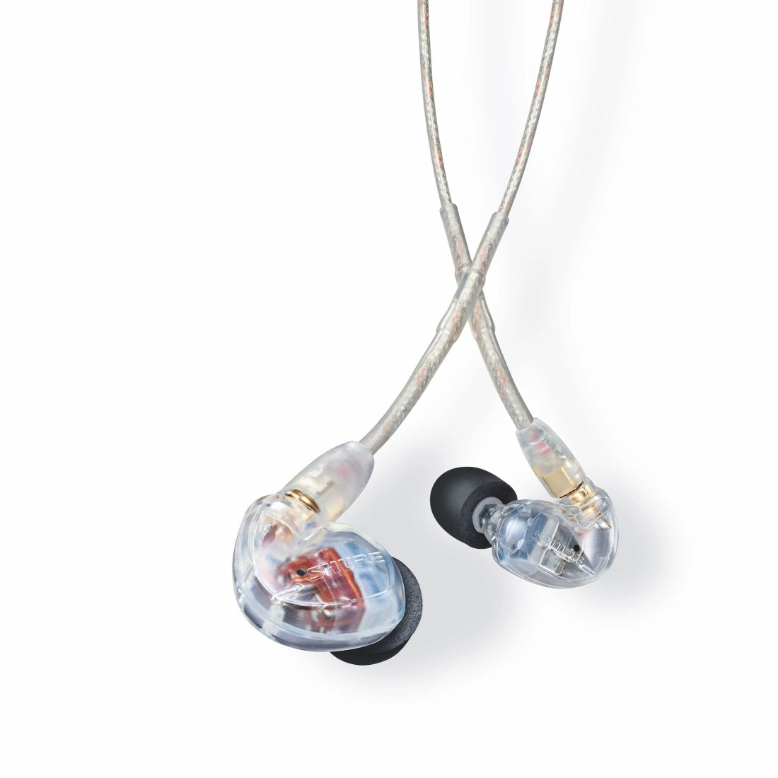 Shure SE535-CL Isolating Earphones with Triple Drivers-Clear-Music World Academy