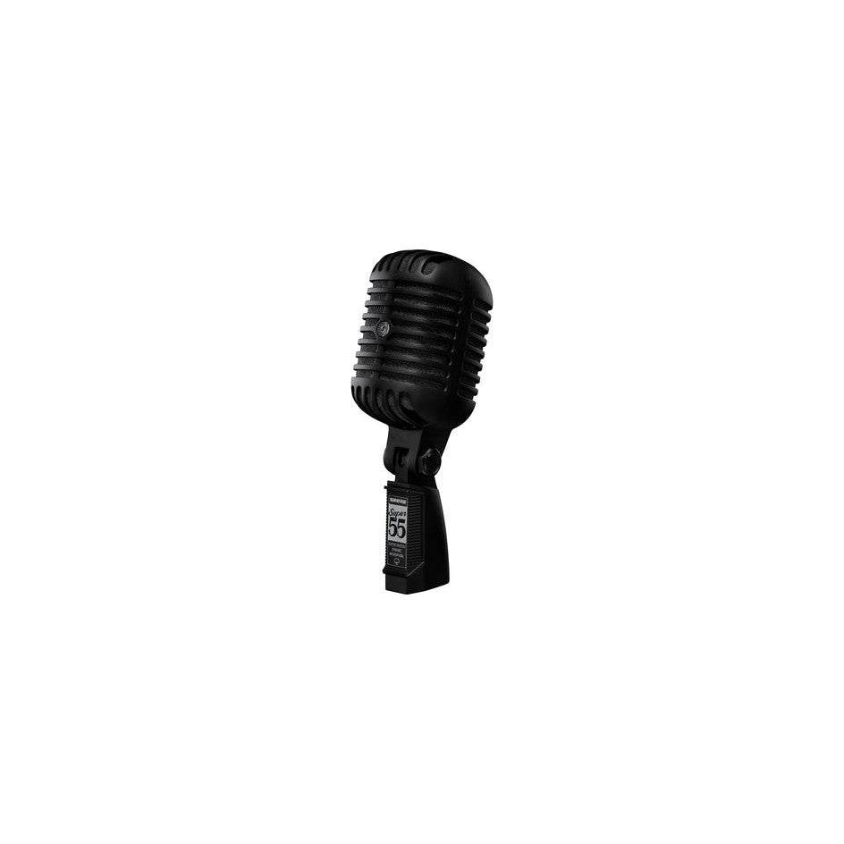 Shure SUPER55-BLK Limited Edition Supercardioid Dynamic Microphone with Beta 58 Capsule-Black (Discontinued)-Music World Academy