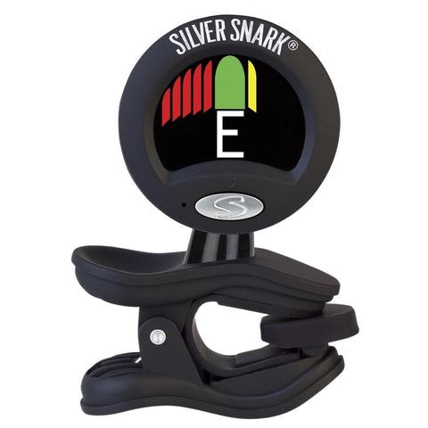 Snark SIL-BLK Silver 2.0 Clip-On Chromatic Tuner-Black Silver-Music World Academy