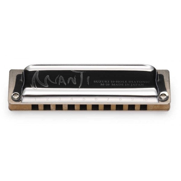 Suzuki M-20-F Manji Harmonica Key of F-Music World Academy