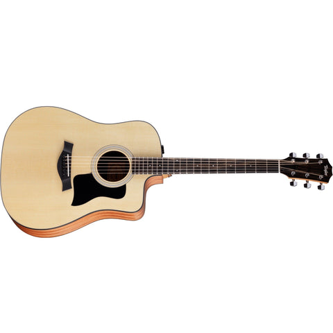 Taylor 110CE-S 100 Series Dreadnought Acoustic/Electric Guitar with Gig Bag-Music World Academy