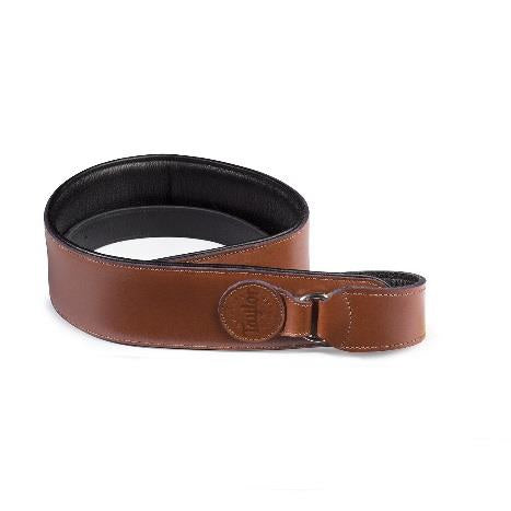 Taylor 64003 Badge Leather Guitar Strap-Brown (Discontinued)-Music World Academy