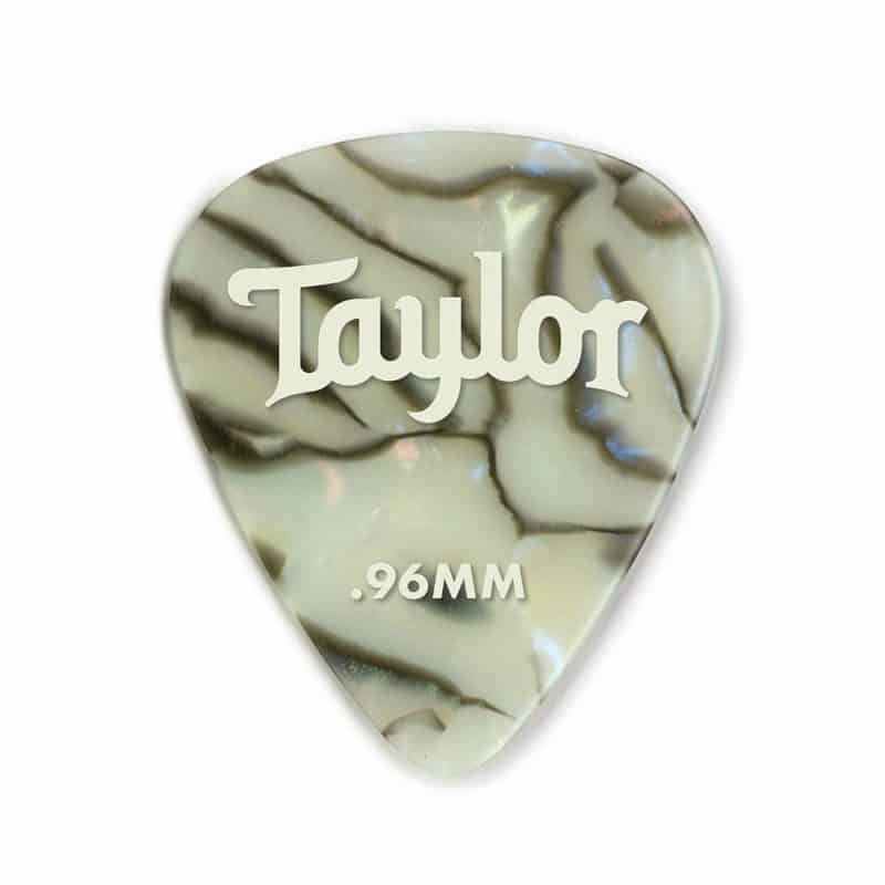 Taylor Premium Celluloid Guitar Picks 12-Pack .96mm-Abalone-Music World Academy