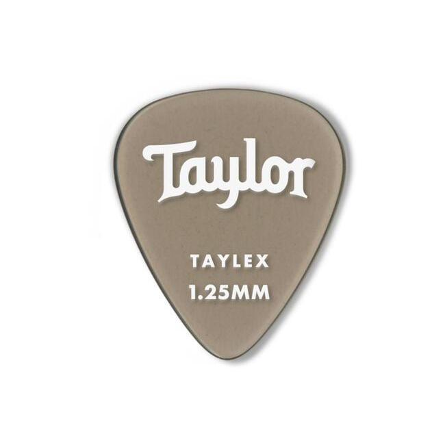 Taylor Premium Taylex Guitar Picks 6-Pack 1.25mm-Smoke Grey-Music World Academy