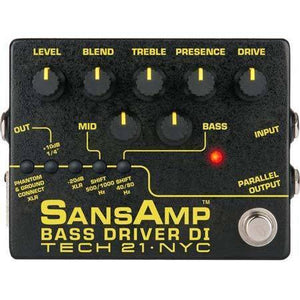 Tech 21 BSDR-V2 SansAmp Bass Driver DI Pedal v.2-Music World Academy