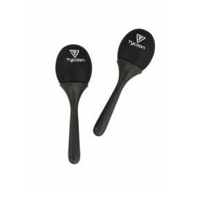 Tycoon TMPL-BK Little Plastic Maracas-Black-Music World Academy