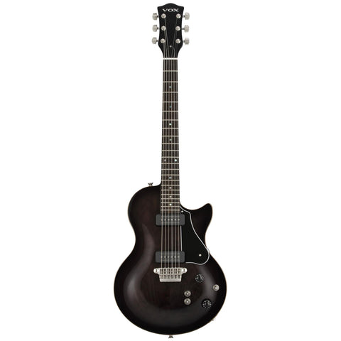 Vox SSC55BK Single Cutaway Electric Guitar-Black with Gig Bag (Discontinued)-Music World Academy