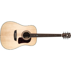 Washburn HD80 Heritage Elite Dreadnought Acoustic Guitar-Natural (Discontinued)-Music World Academy