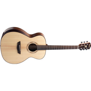 Washburn WCG10SENS Comfort Deluxe Grand Auditorium Acoustic/Electric Guitar-Natural (Discontinued)-Music World Academy