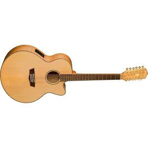 Washburn WJ45SCE12 Cumberland Deluxe Jumbo 12-String Acoustic/Electric Guitar (Discontinued)-Music World Academy