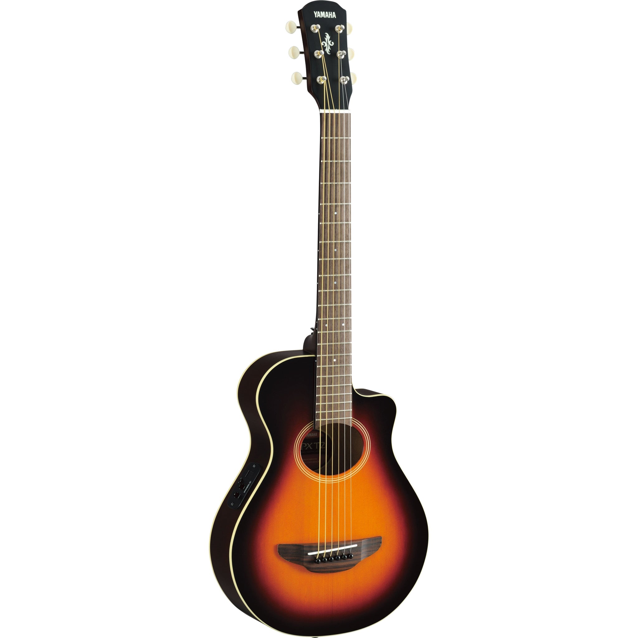 Yamaha APXT2-OVS 3/4 Size Acoustic/Electric Guitar with Gig Bag-Old Violin Sunburst-Music World Academy