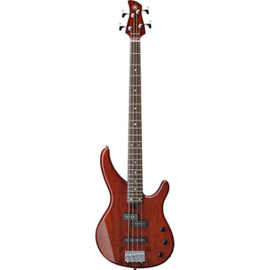 Yamaha TRBX174EW-RTB Electric Bass with Figured Mango Top-Root Beer-Music World Academy