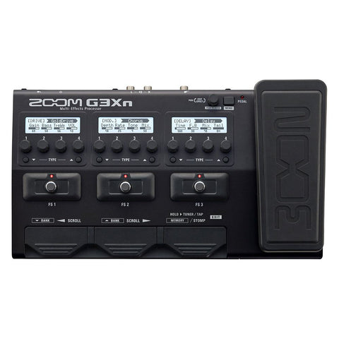 Zoom G3XN USB Multi-Effects Guitar Processor with Expression Pedal (Discontinued)-Music World Academy