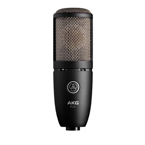 AKG P220 Studio Condenser Microphone-Music World Academy