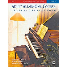 Alfred 14514 Adult All-in-One Basic Piano Course Level 2-Music World Academy