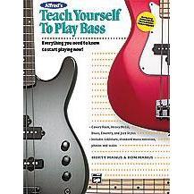 Alfred 14876 Teach Yourself to Play Bass Book with CD-Music World Academy