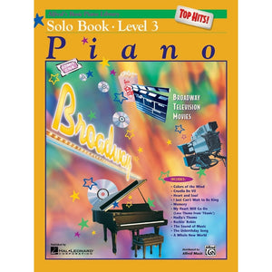 Alfred 16498 Basic Piano Solo Book Top Hits-Level 3-Music World Academy