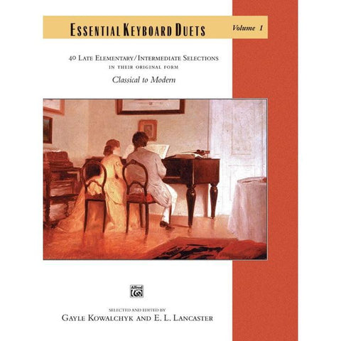 Alfred 16747 Essential Keyboard Duets Volume 1-Music World Academy