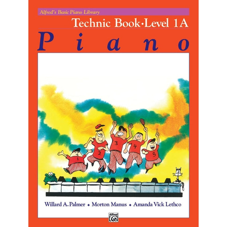 Alfred 2460 Basic Piano Library Technic Book Level 1A-Music World Academy