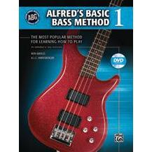 Alfred 28370 Basic Bass Method Book 1 with DVD-Music World Academy