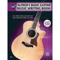 Alfred 35042 Basic Guitar Music Writing Book-Music World Academy