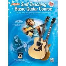 Alfred 37526 Self-Teaching Basic Guitar Course Book with Online Access-Music World Academy