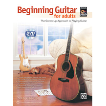 Alfred 40135 Beginning Guitar for Adults Book & DVD-Music World Academy