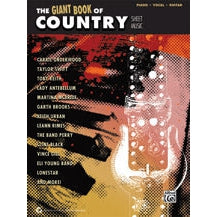 Alfred 40789 The Giant Book of Country Music Book Piano/Vocal/Guitar-Music World Academy
