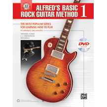 Alfred 40892 Basic Rock Guitar Method Book 1 with DVD-Music World Academy