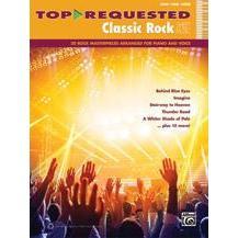 Alfred 41401 Top Requested Classic Rock Book Piano/Vocal/Guitar-Music World Academy