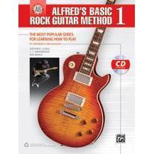 Alfred 41455 Basic Rock Guitar Method Book 1 with CD-Music World Academy