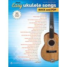 Alfred 44505 Easy Ukulele Songs Rock & Pop Book Tab Edition-Music World Academy