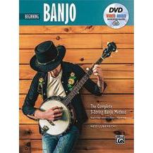 Alfred 44932 Beginning Banjo The Complete 5-String Method Book with DVD and Online Access-Music World Academy