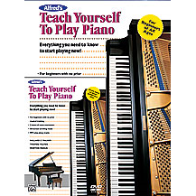 Alfred 45045 Teach Yourself to Play Piano Book with DVD & Online Access-Music World Academy