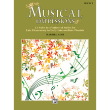Alfred 45198 Musical Impression Martha Mier Book 2-Music World Academy