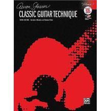 Alfred 45293 Aaron Shearer Classic Guitar Technique with Online Access Volume 1-Music World Academy