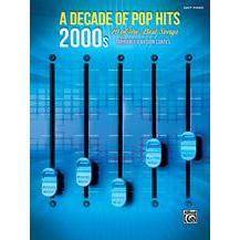 Alfred 46024 A Decade of Pop Hits 2000's Easy Piano Book-Music World Academy