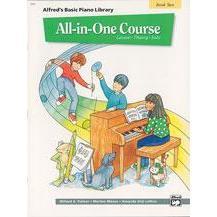 Alfred 5741 All-in-One Basic Piano Course Book 2-Music World Academy
