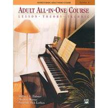 Alfred 5753 Adult All-in-One Basic Piano Course Level 1-Music World Academy