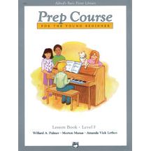 Alfred 6292 Basic Piano Prep Course for the Young Beginner Lesson Book Level F-Music World Academy