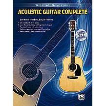 Alfred AP1801 The Ultimate Beginner Series Acoustic Guitar Complete Book with DVD-Music World Academy