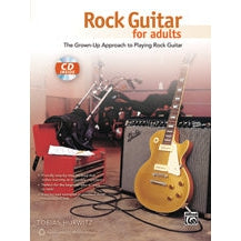 Alfred AP208 Rock Guitar for Adults Book & CD-Music World Academy