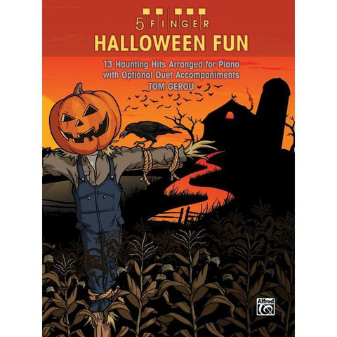 Alfred AP2567 Five Finger Halloween Fun Piano Book-Music World Academy